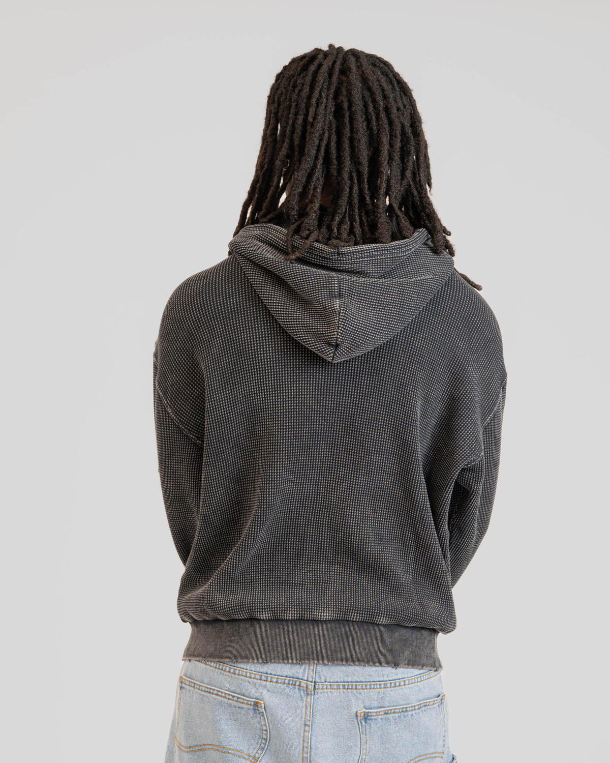 Dime Premium Waffle Zip Hoodie | DIMESU258BLK | AFEW STORE